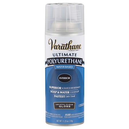 Varathane Varathane Ultimate Gloss Crystal Clear Water-Based Polyurethane Spray 11.25 oz 200081